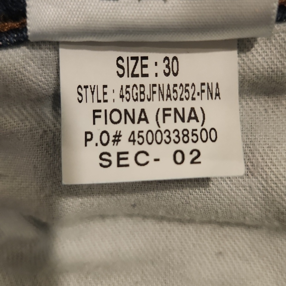 Medium Wash Joe's Jeans "Fiona" Blue Skinny Jeans Size 30! - Picture 5 of 10